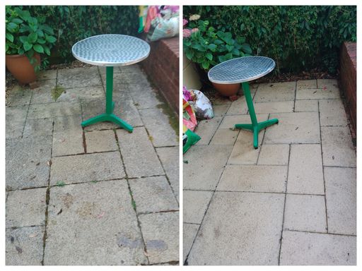 Pressure wash patio in Exeter